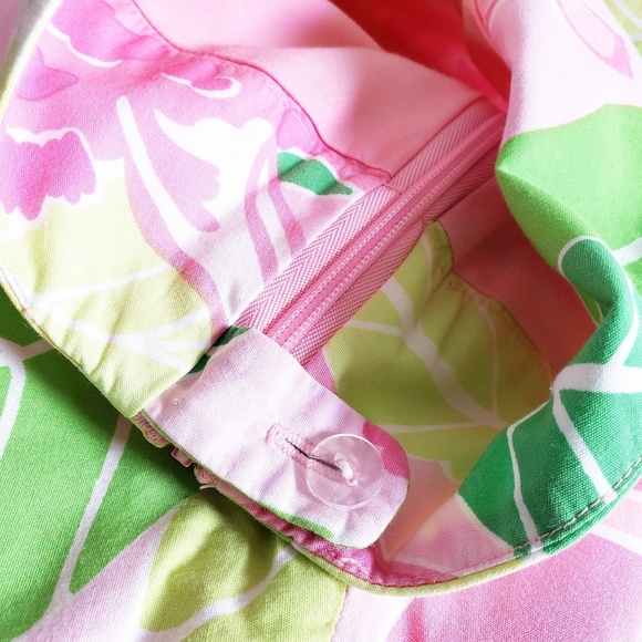 Lilly Pulitzer Floral White Label Skirt 8 - Picture 4 of 6